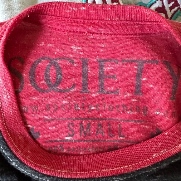 Society Red and Black Shirt - Picture 3 of 3
